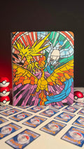 Moltres, Articuno, Zapdos Stained Glass | Pokemon Binder