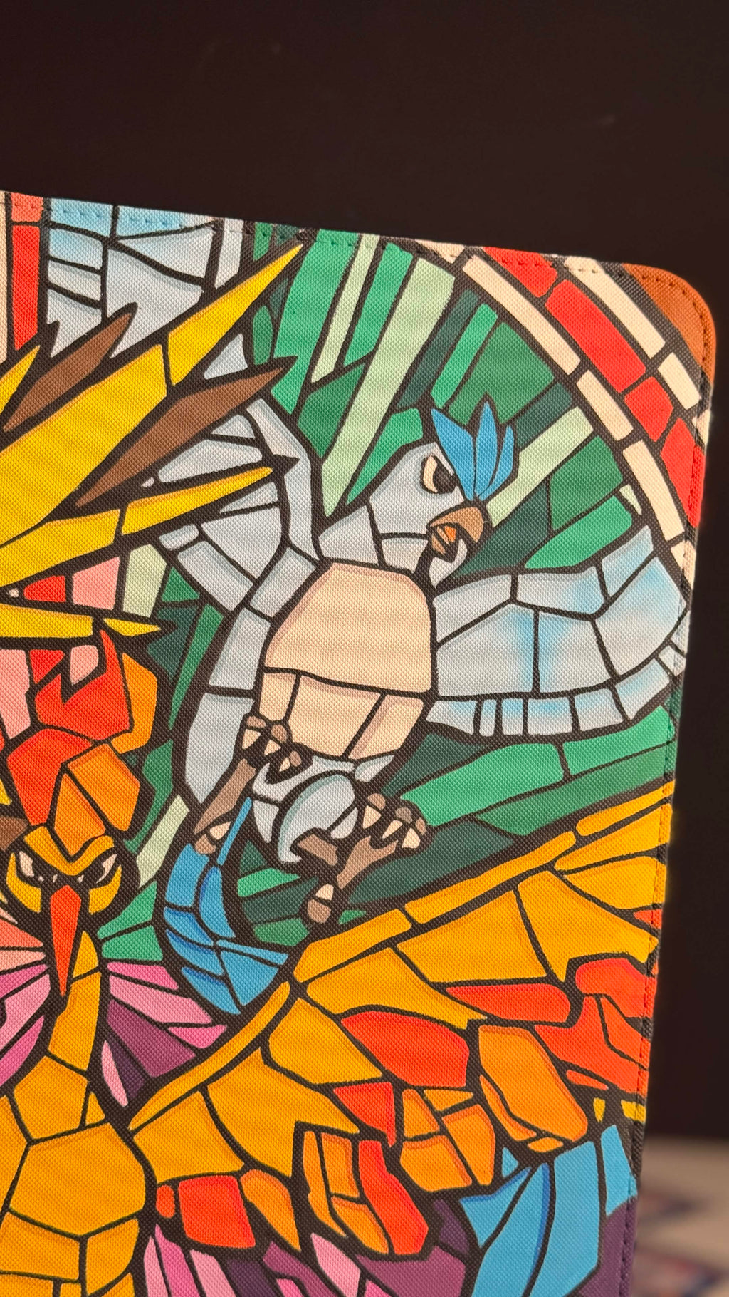 Moltres, Articuno, Zapdos Stained Glass | Pokemon Binder