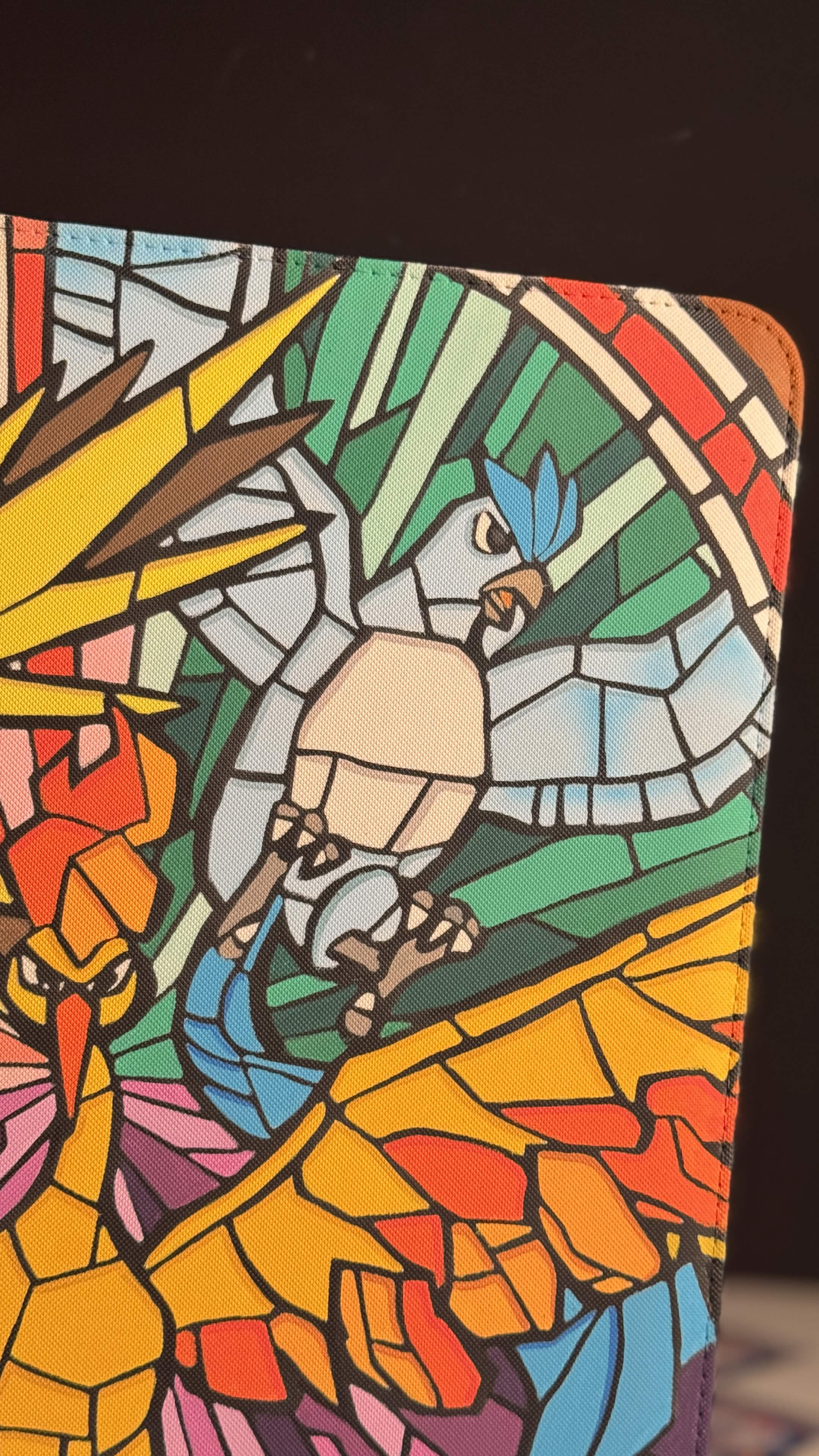 Moltres, Articuno, Zapdos Stained Glass | Pokemon Binder