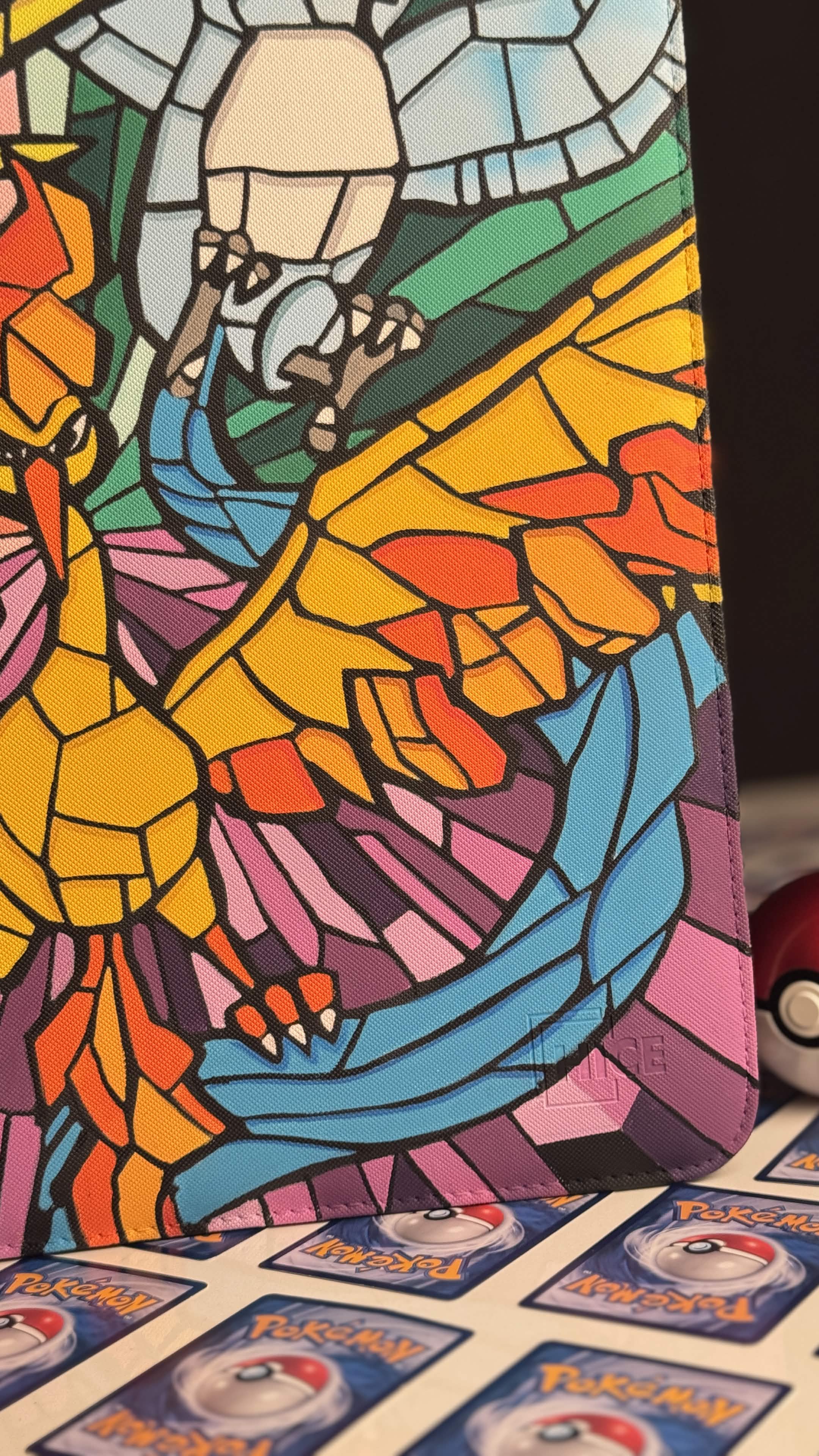 Moltres, Articuno, Zapdos Stained Glass | Pokemon Binder