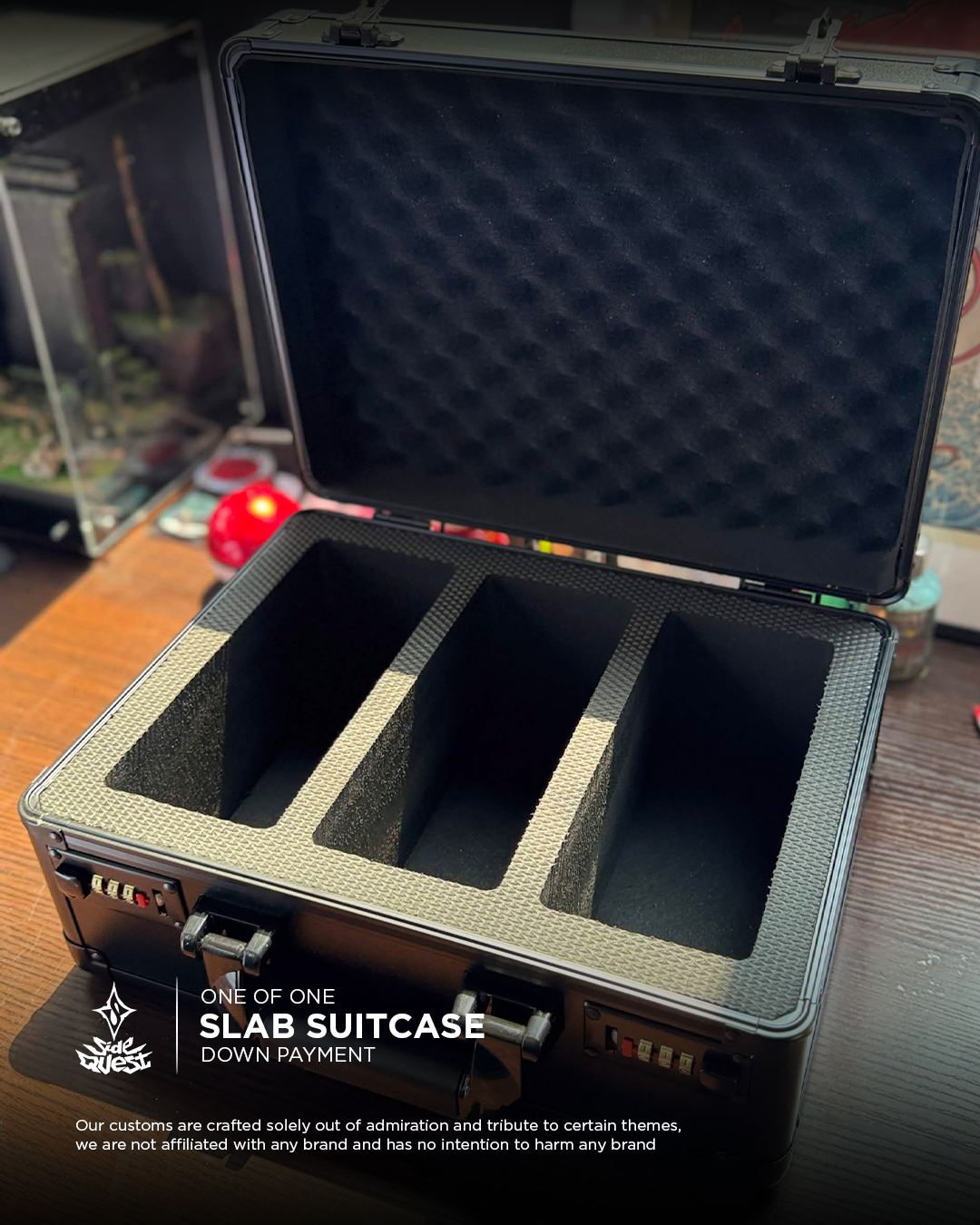 SLAB SUITCASE | Down Payment for 1 of 1 Request
